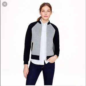 J.Crew surf varsity full zip up jacket size 10